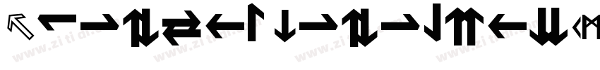 Flotsam Motorway字体转换